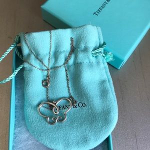 Tiffany and Co butterfly necklace